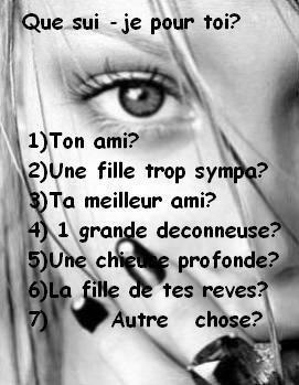 qui sui-je pour toi ?
